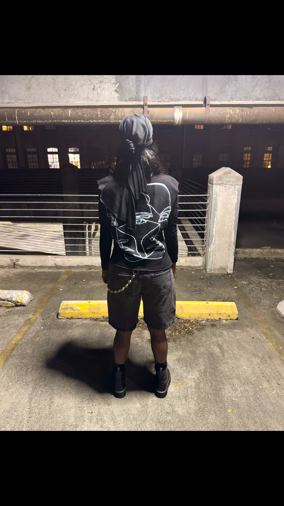 Short sleeve “disturb” Tee 3face back logo