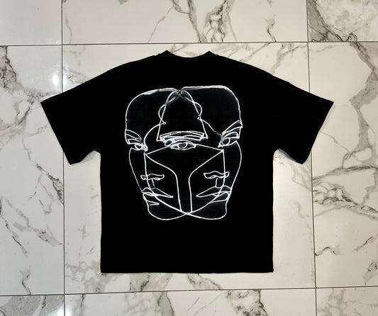 Short sleeve “disturb” Tee 3face back logo