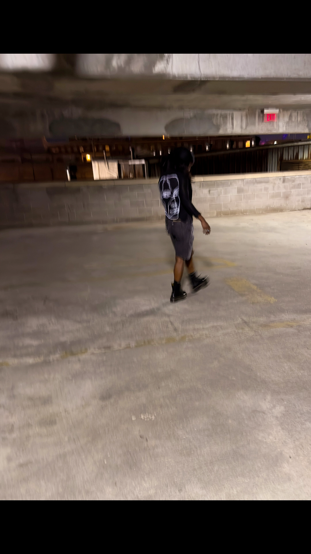 Short sleeve “disturb” Tee 3face back logo